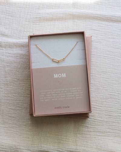 Everly Made Mom Linked Necklace