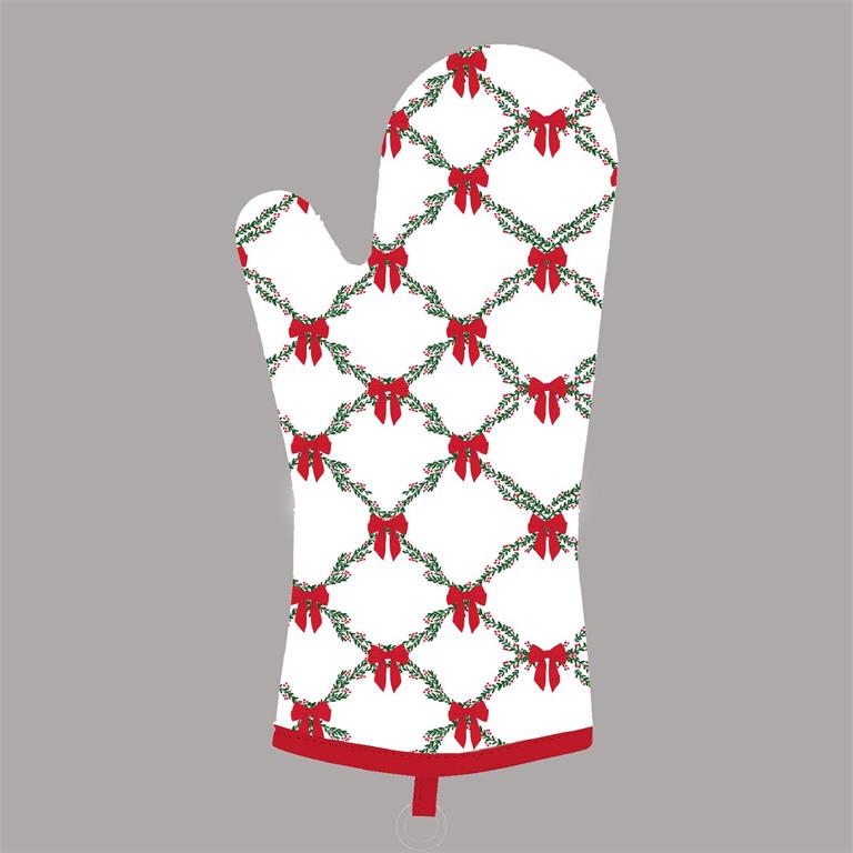 Trellis Oven Mitt Holiday