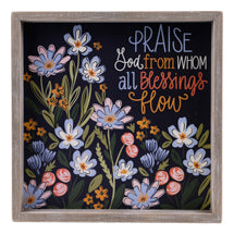 Praise God From Whom Blessings Flow Framed Board