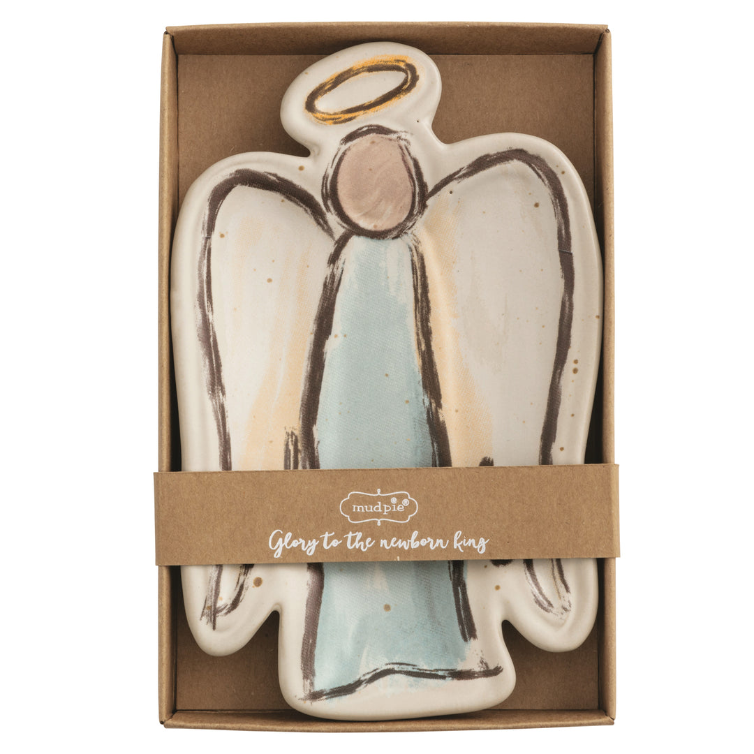 LONG WING ANGEL TIDBIT DISH