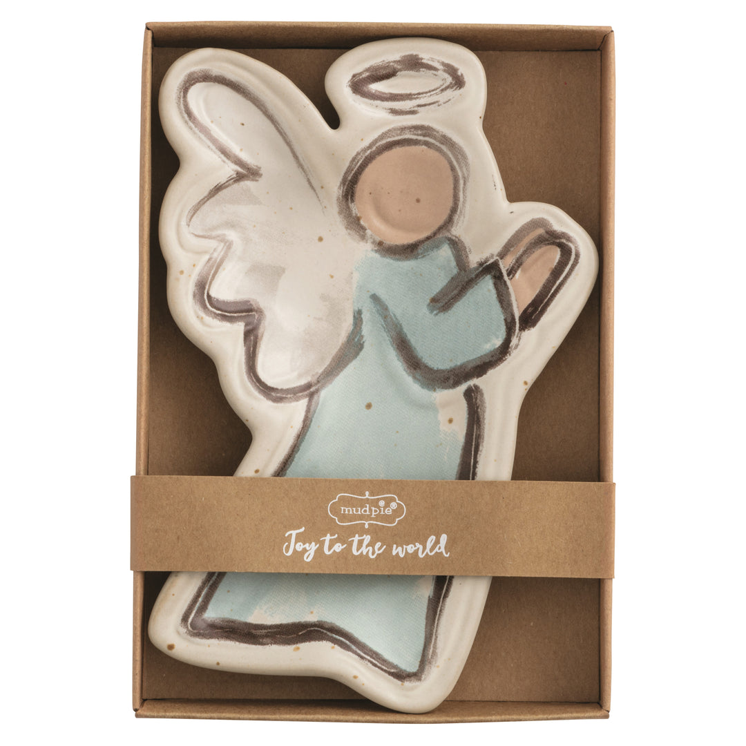 SIDEWAYS ANGEL TIDBIT DISH