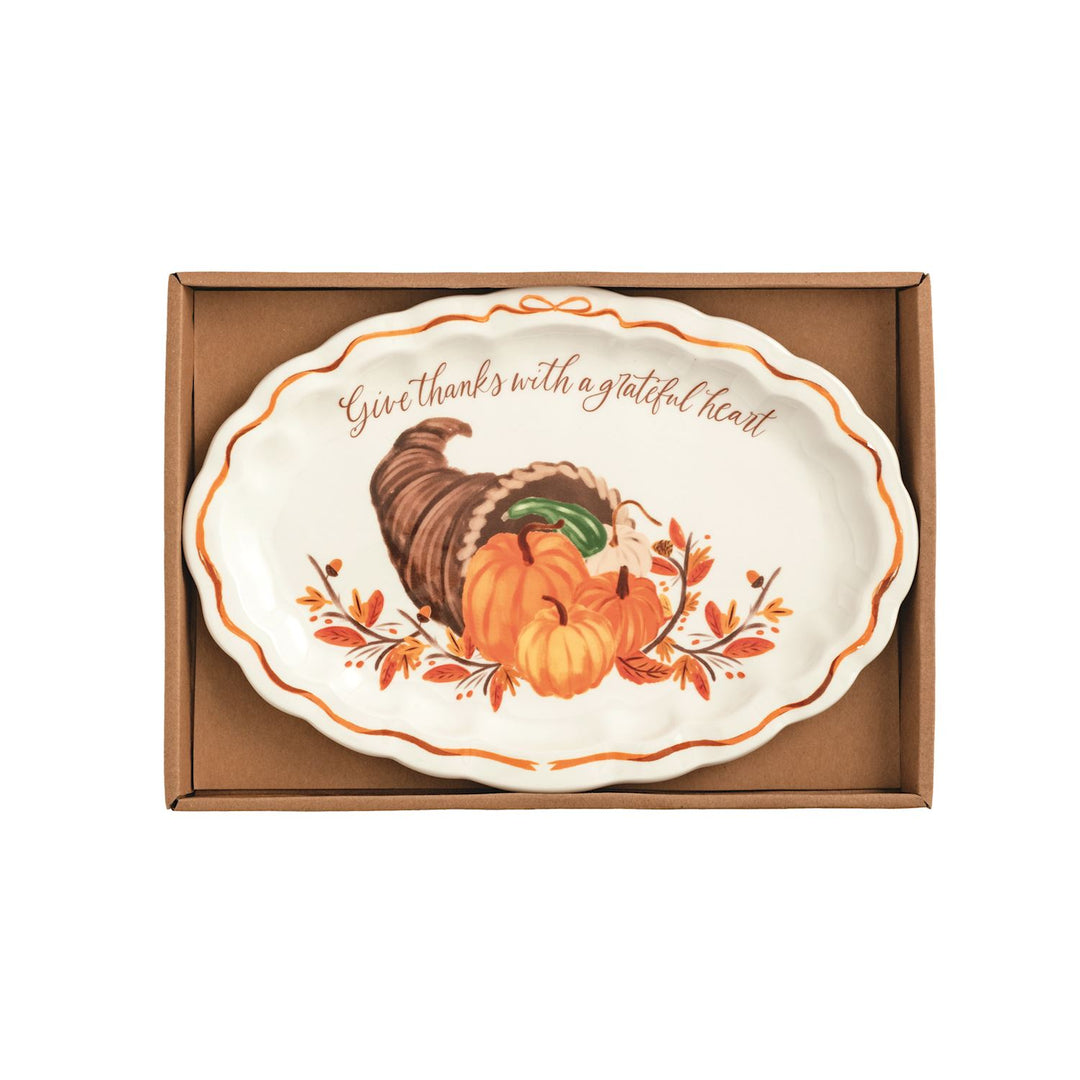 Greatful Heart Sentiment Plate