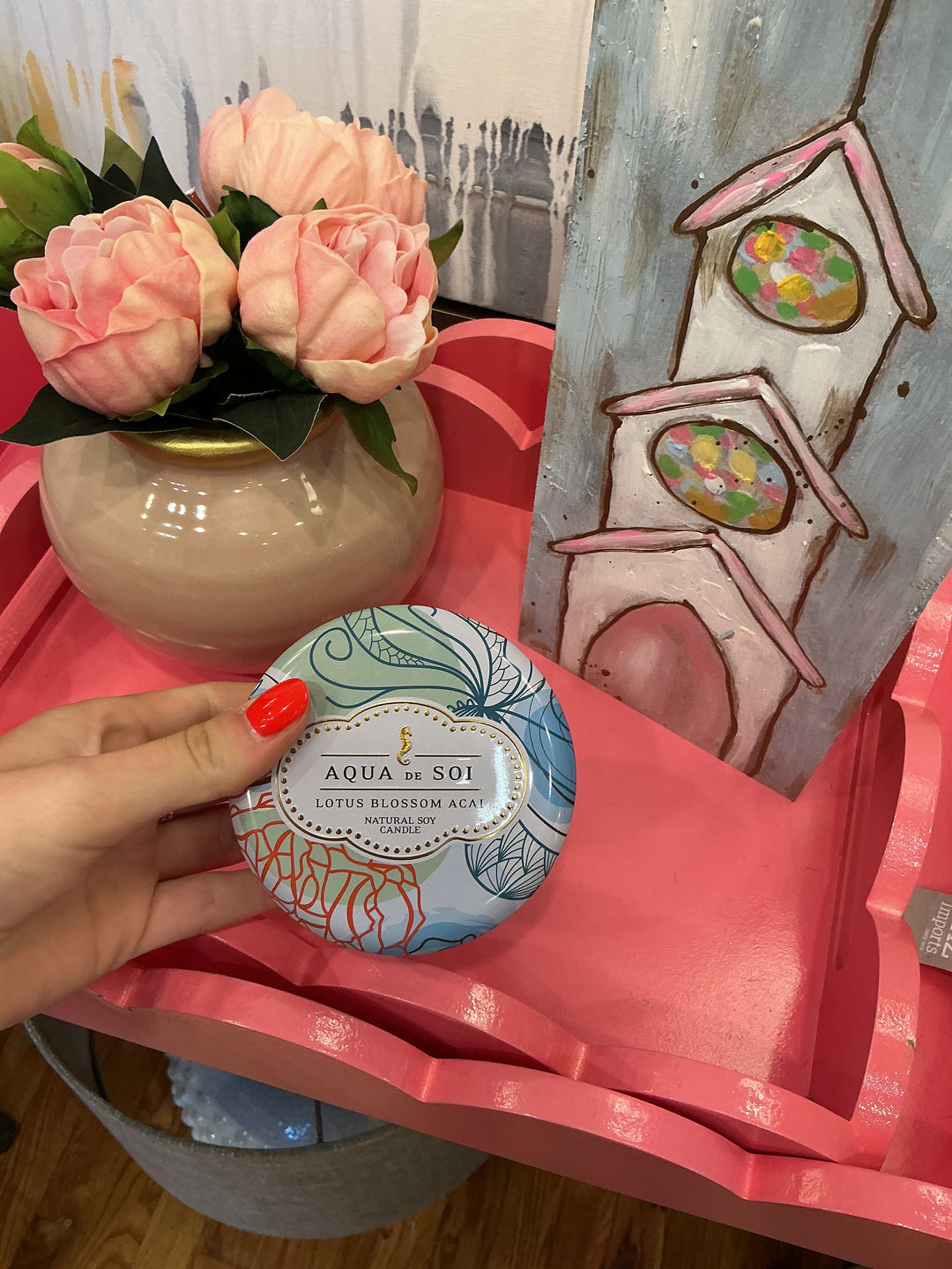 Lotus Blossom Acai 9oz. Candle Tin