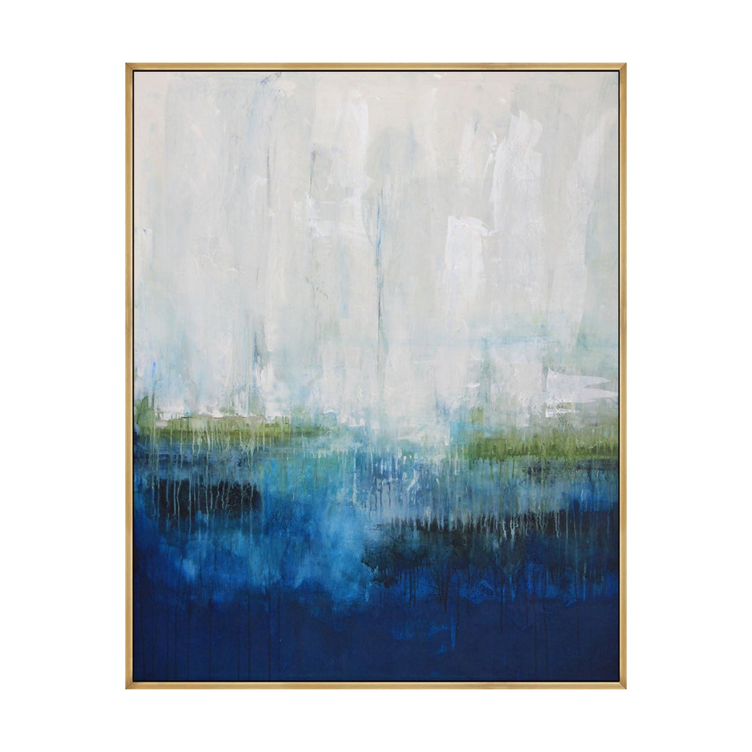 Nights Song Wall Art with Gold Frame