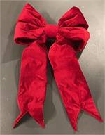 Burgundy Velvet Display Bow  38" H x 24" W