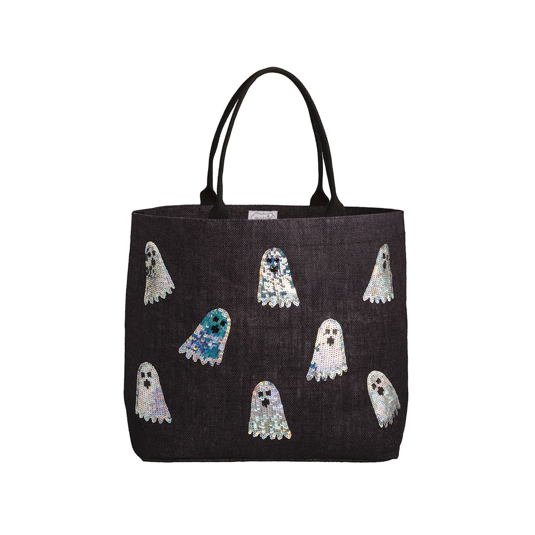 Halloween Sparkle Tote - Black