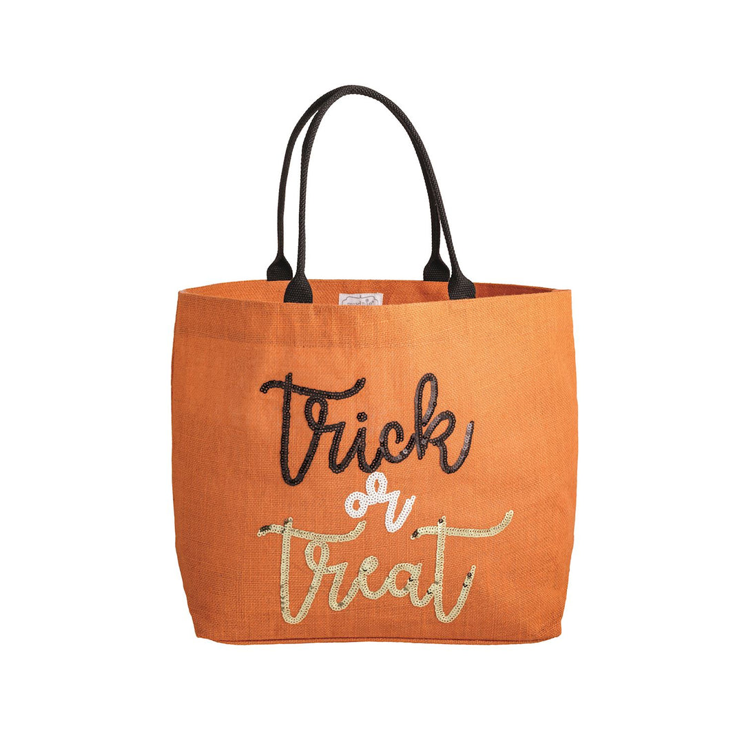 Halloween Sparkle Tote - Orange
