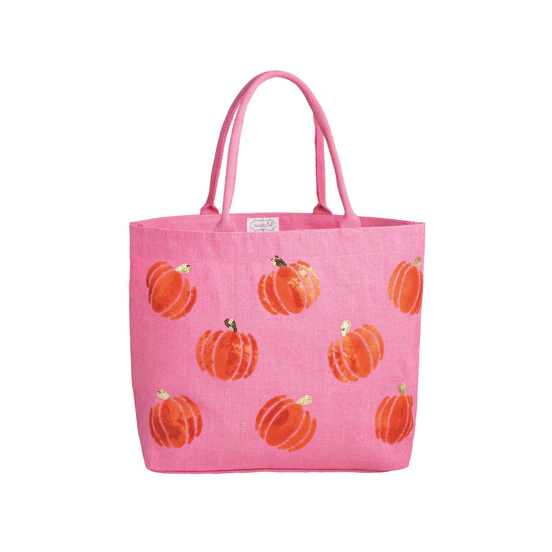 Halloween Sparkle Tote -Pink