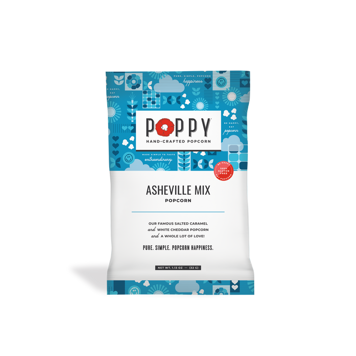 Asheville Mix Snack Bag - Poppy Hand-Crafted Poppy
