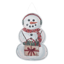 Holly Snowman/Stacked Pumpkins Burlee