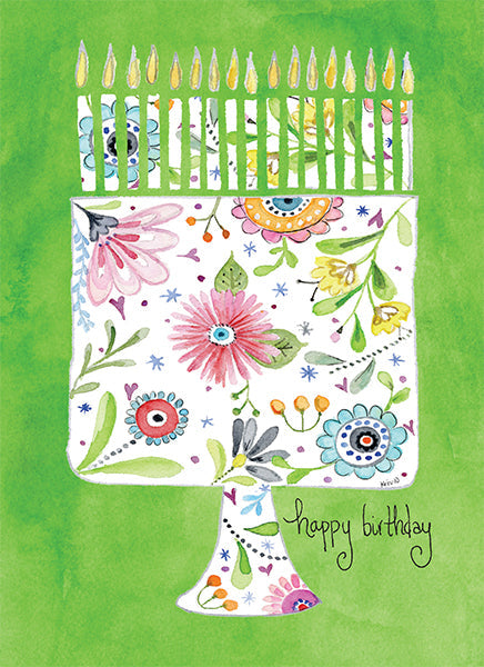 Birthday Card | Whimsical Birthday Cake