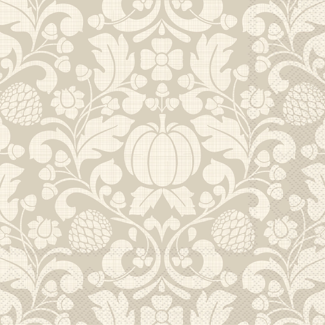 Francis Cream Paper Cocktail Napkins