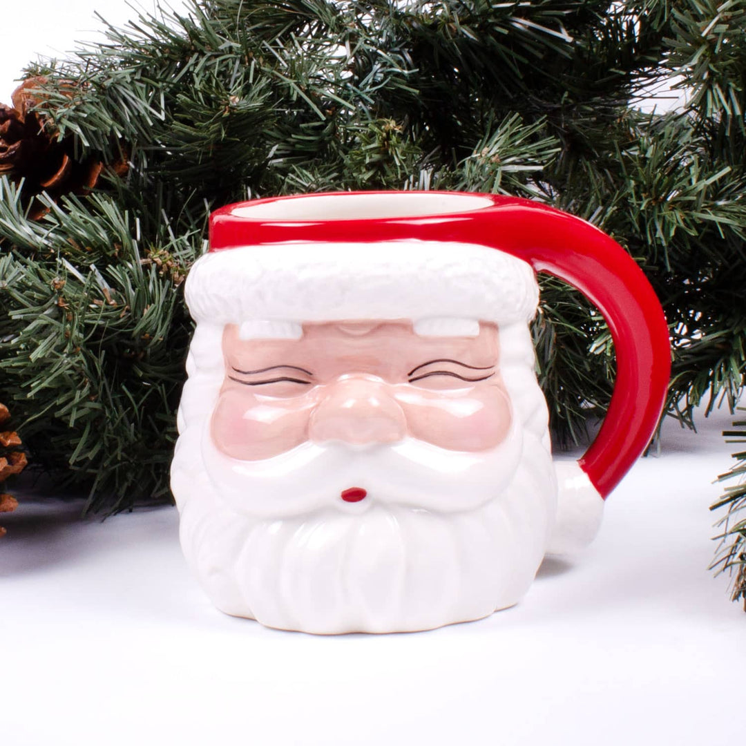 Coffee Mug - Red - Santa