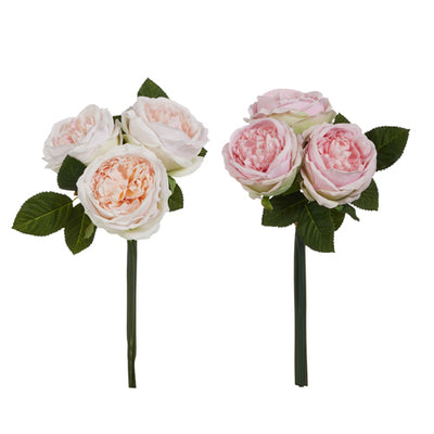 12" Real Touch English Rose Bundle