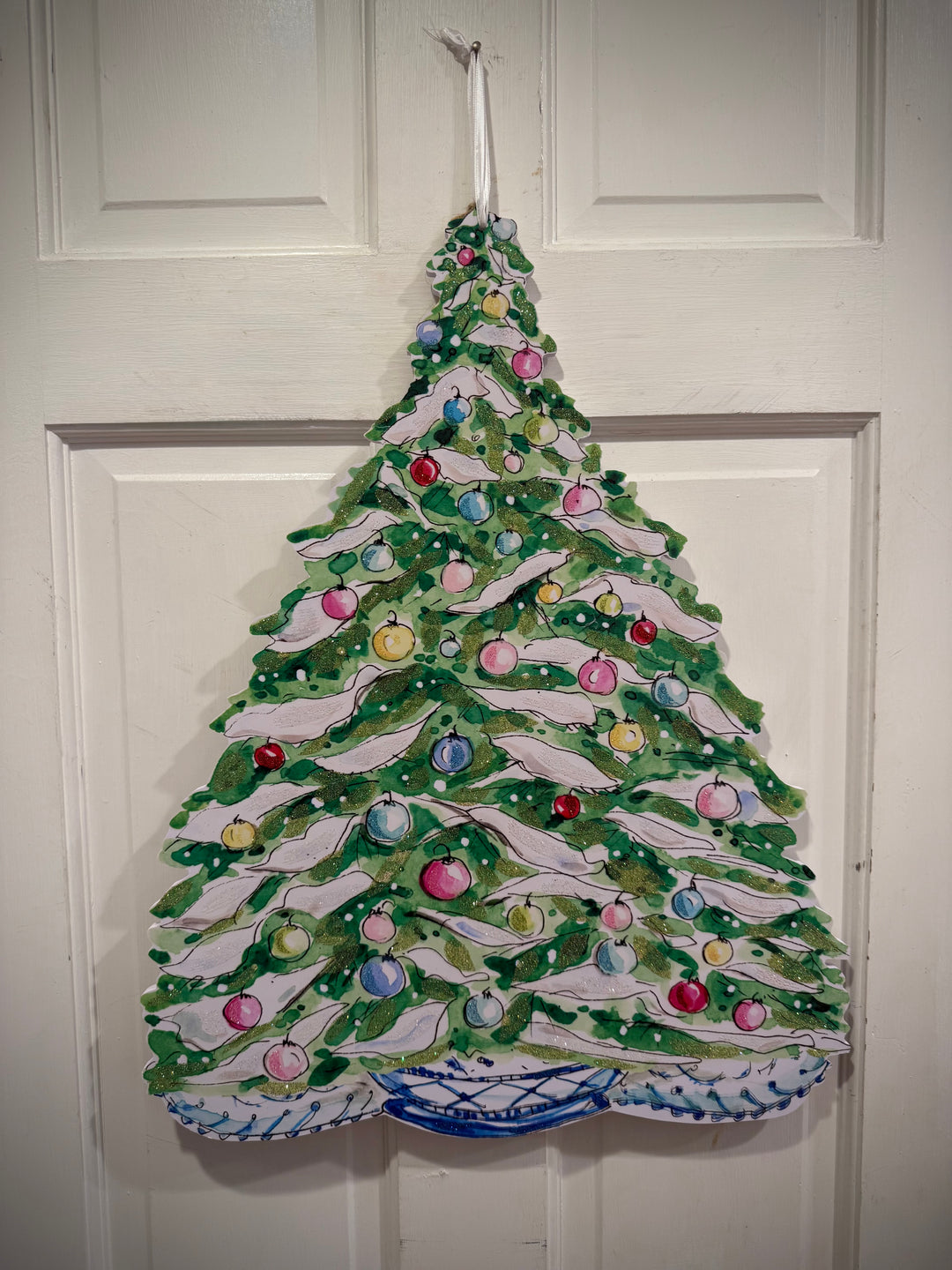 Beck's Winter Wonderland Tree PVC Door Hanger