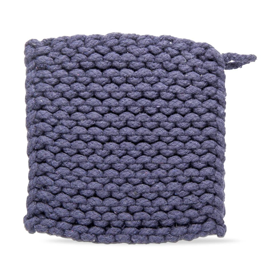 Crochet Trivet Midnight Blue