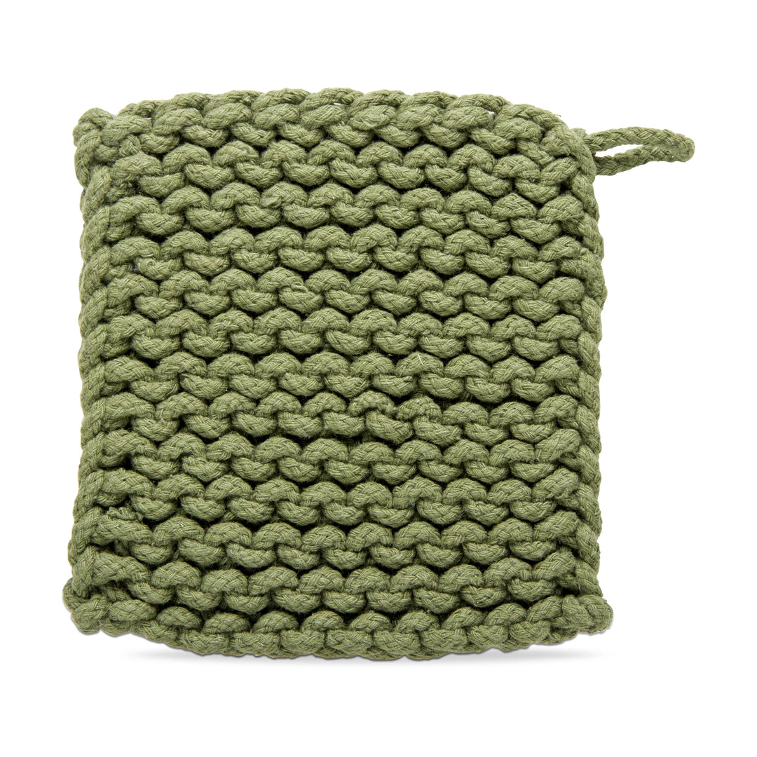 Crochet Trivet Olive
