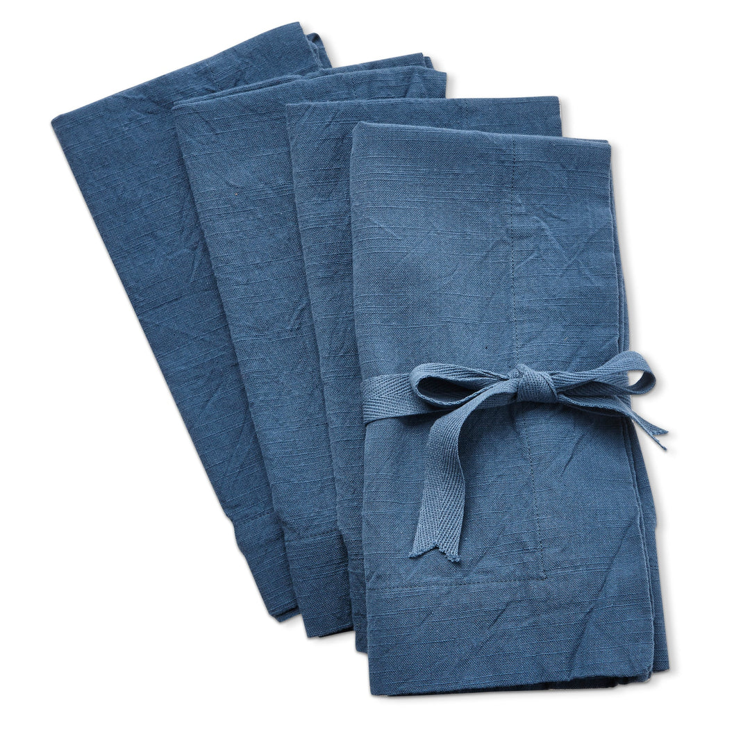 Blue:Threads Slub Napkin Set/4 | Blue