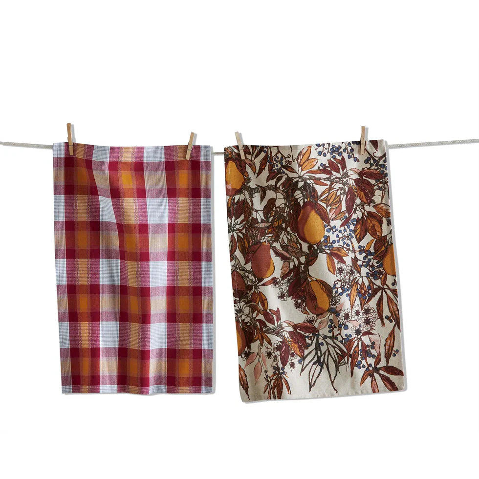 Pear Dishtowel S/2