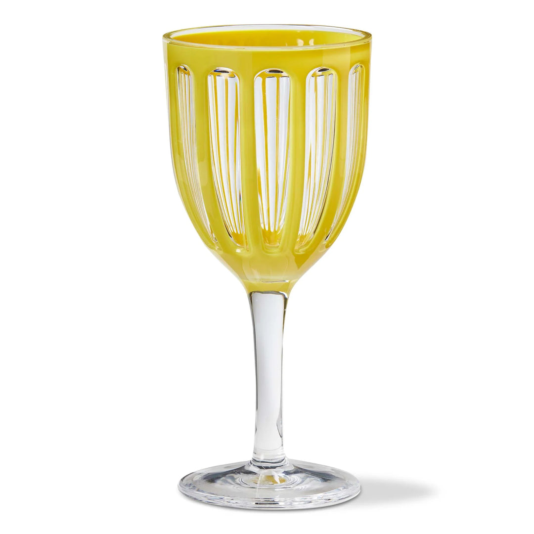 Villa Acrylic Wine Glass | Yellow
