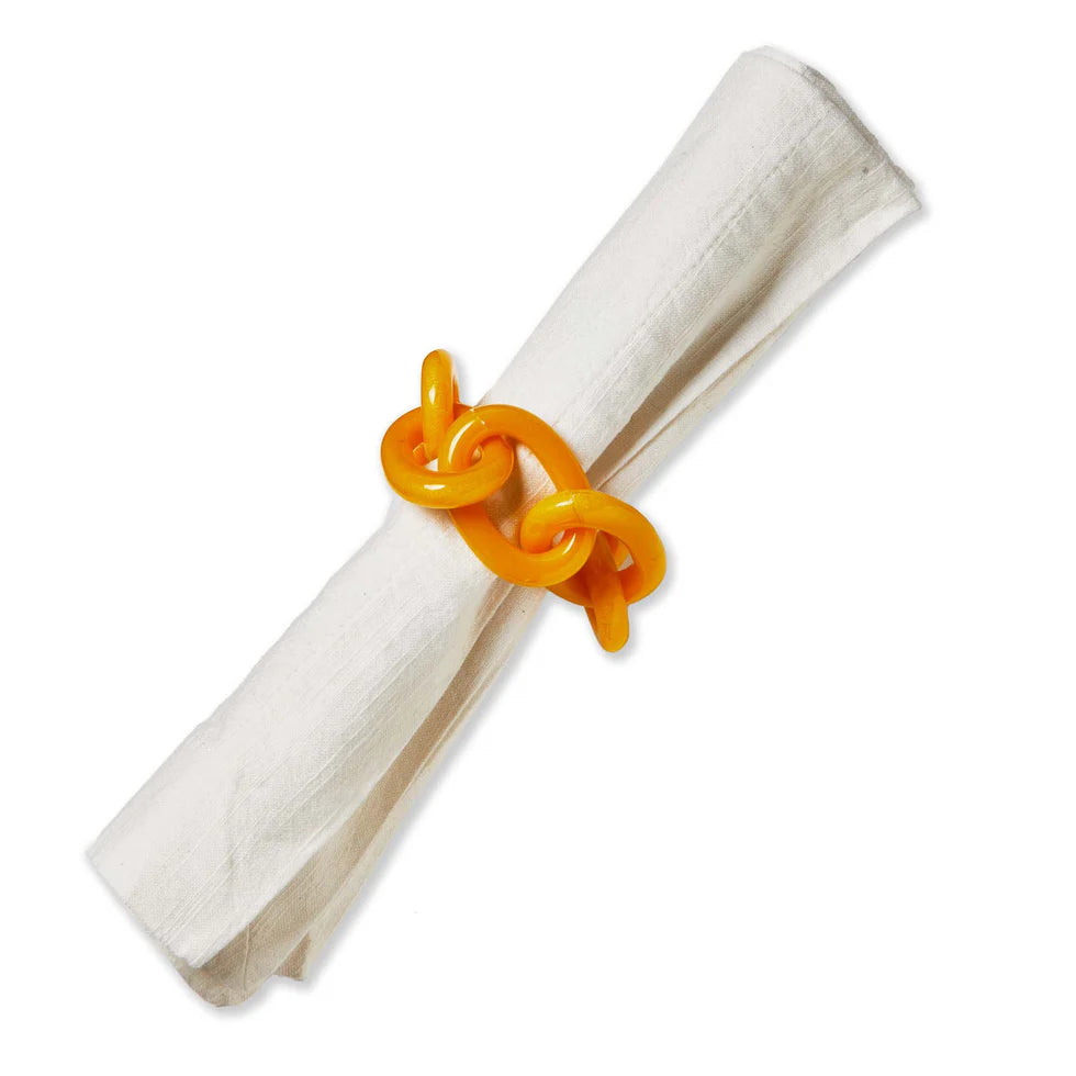 Links Napkin Ring | Yellow