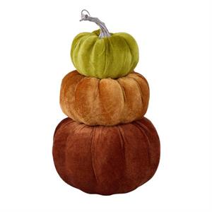 Pumpkin Tower Chocolate/Lt. Brown/Moss  11.5"H