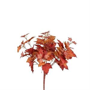 Maple Leaf Bush Burnt Orange/Rust Yellow 18"L