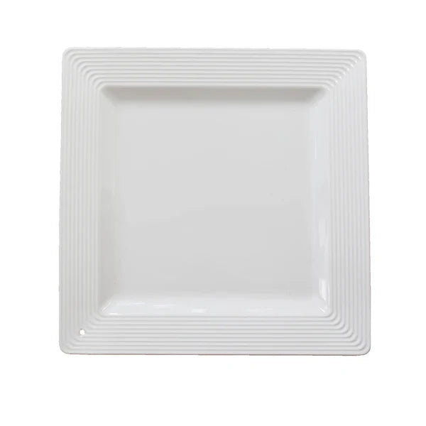 Nora Fleming square platter - pinstripes