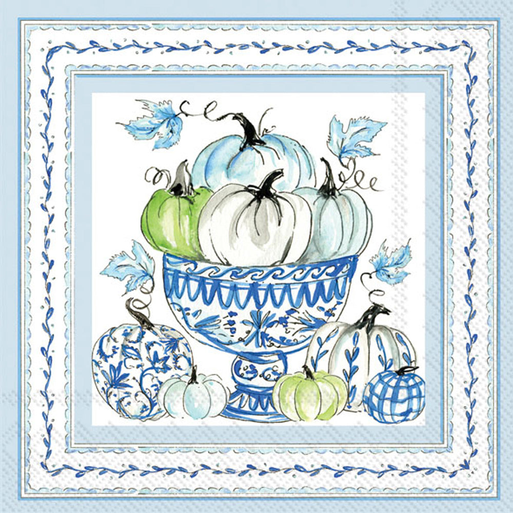 Chinoiserie Pumpkin Paper Lunch Napkins