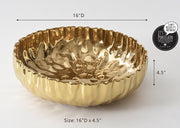 Mascali Gold Extra Large Shallow Bowl