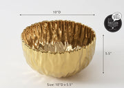 Mascali Gold Large Bowl