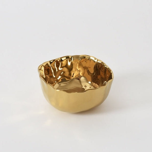 Portofino Gold Snack Bowl