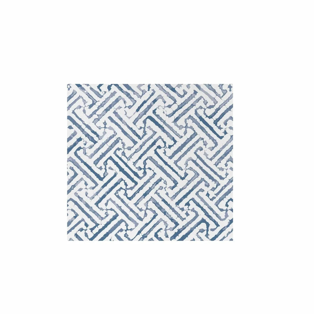 Paper Soft Napkins | Greek Key Blue