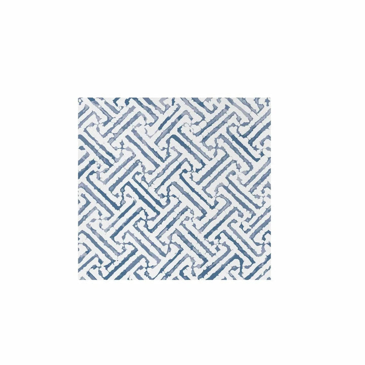 Paper Soft Napkins | Greek Key Blue