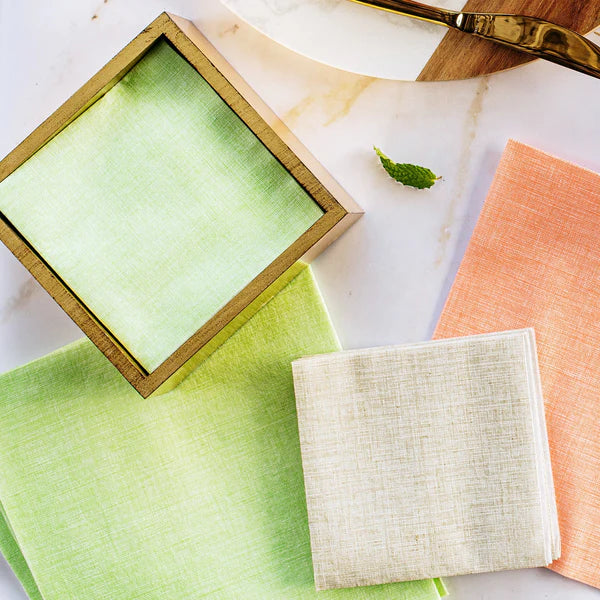 Papersoft  Napkins | Salmon Solid Linen