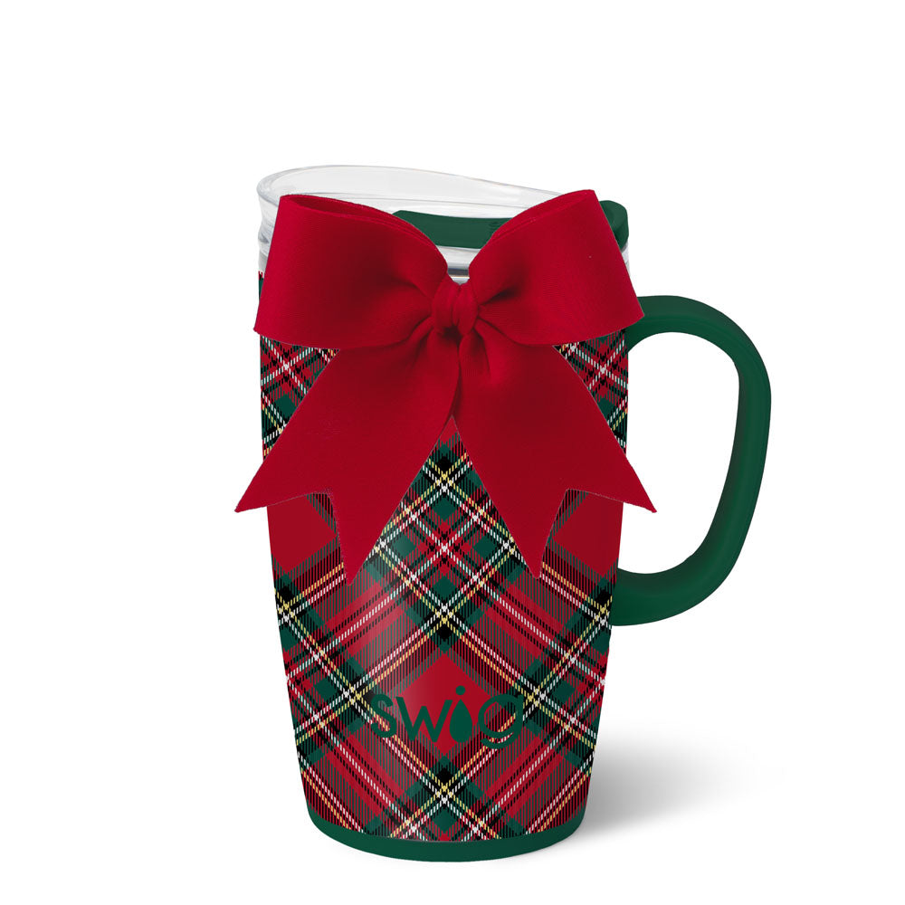 Christmas Plaid Travel Mug 18 oz.