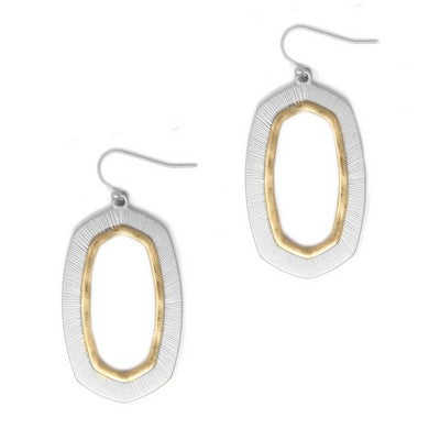 Sandy Earrings - Gold and Silver