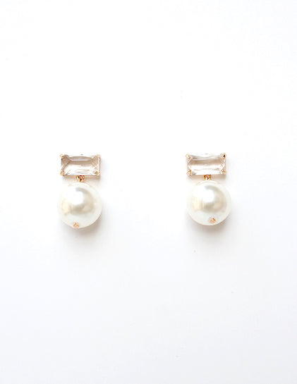 Snow Earrings - Pearl