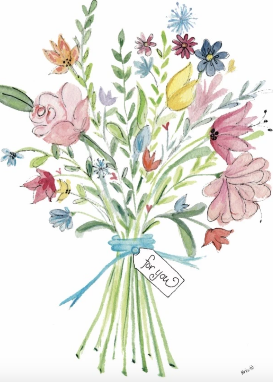 Encouragement Card | Thinking of You Wreath