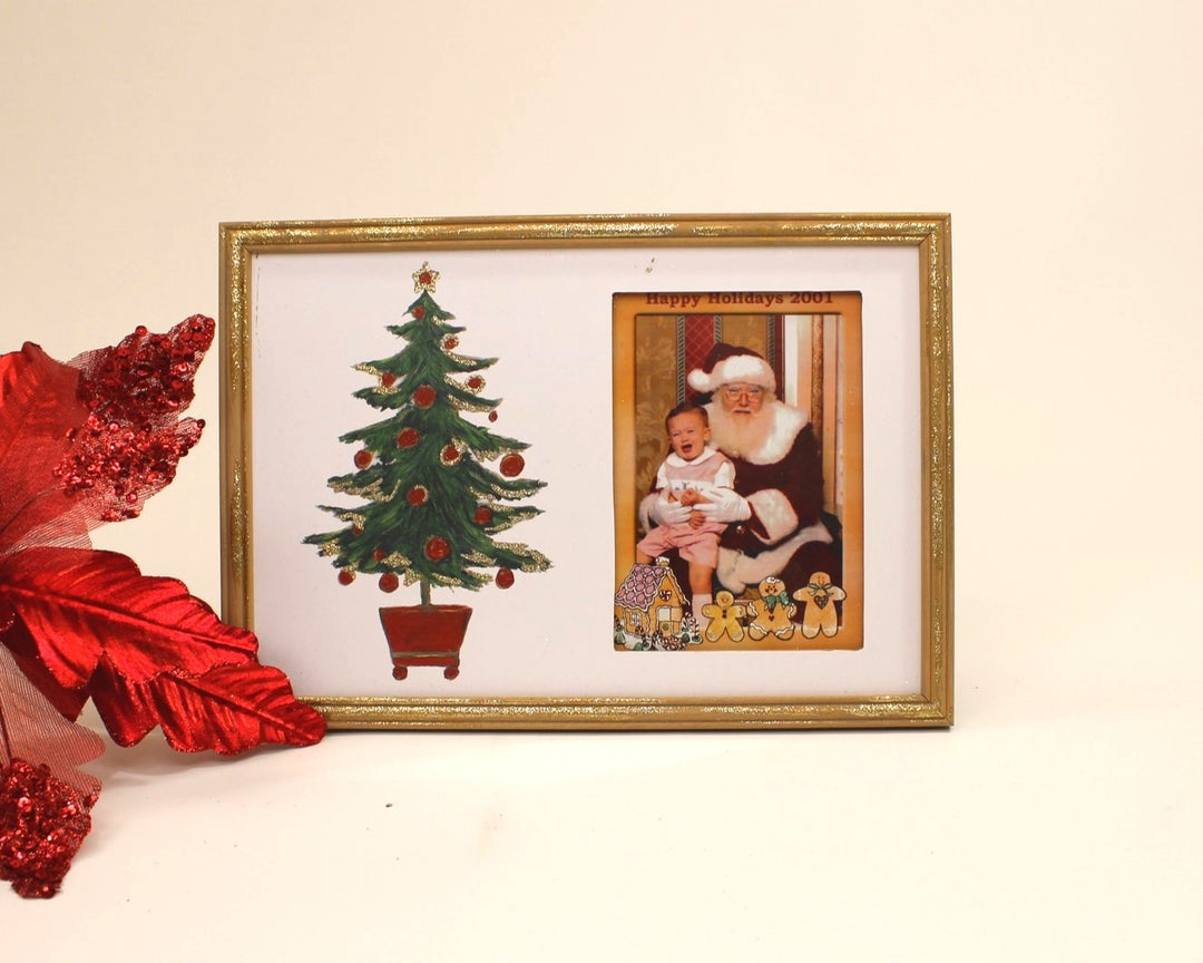 Photo Frame Christmas Tree Holds 5x7"