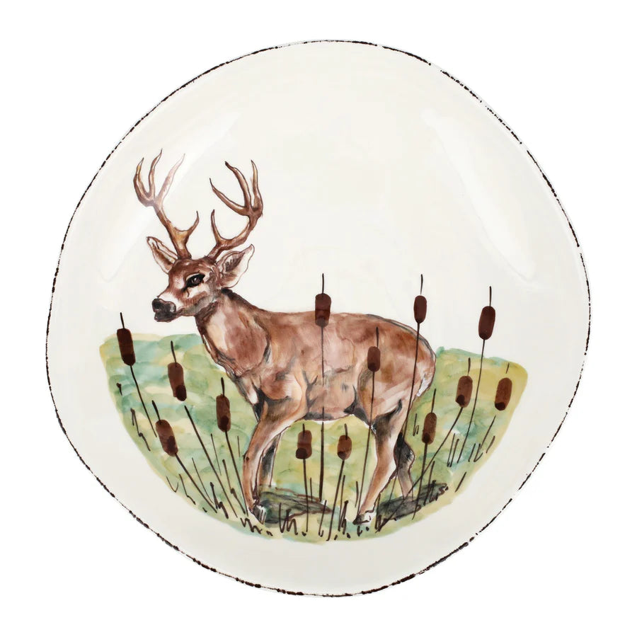 Deer Large Bowl - Wildlife by Vietri