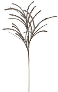 31" L Glittered Paper Grass Spray Brown