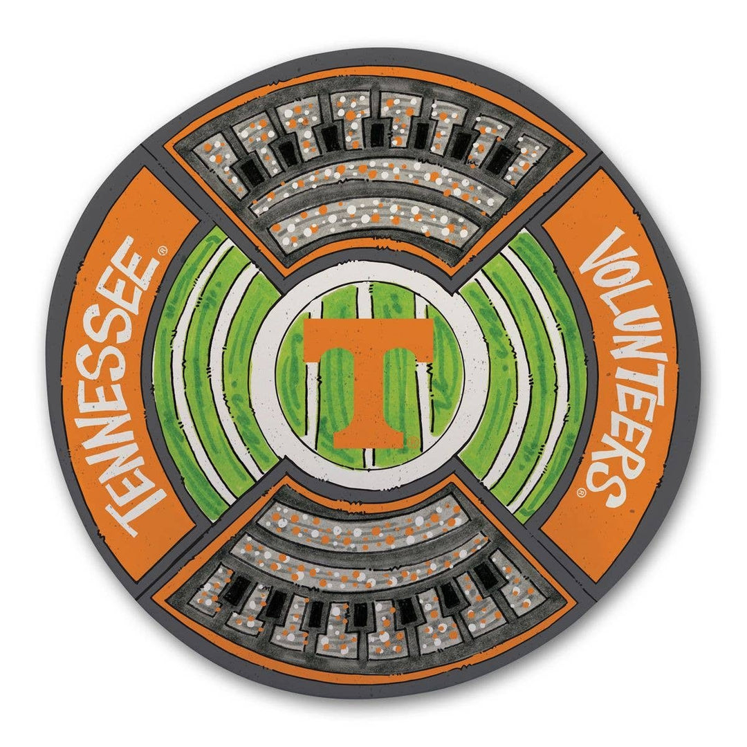 Round Stadium Platter - University of Tennessee