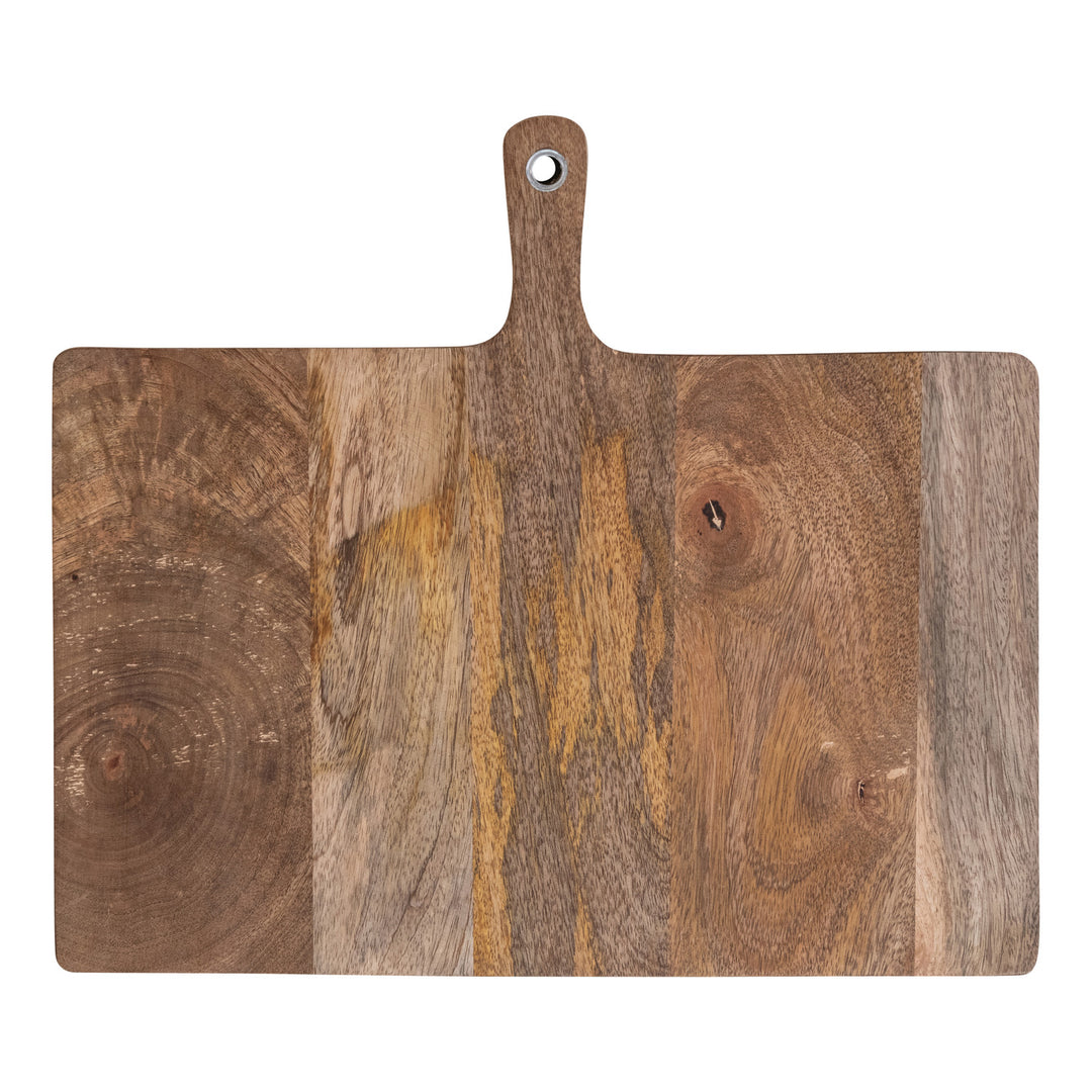 Mango Wood Cheese/Serving Board w/ Handle, Natural