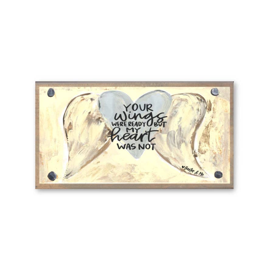 Wings Ready Driftwood Happy Block