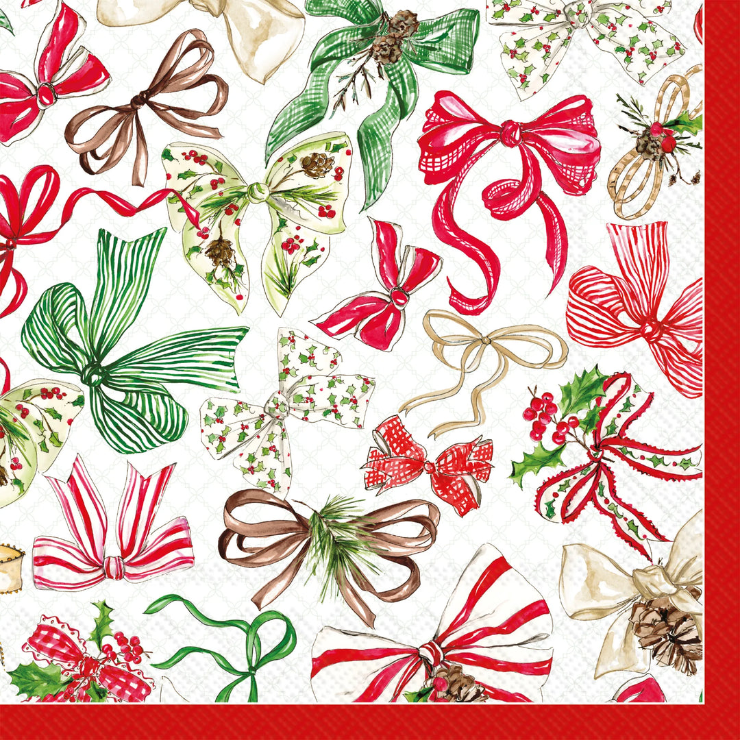 Christmas Bows Guest Towel