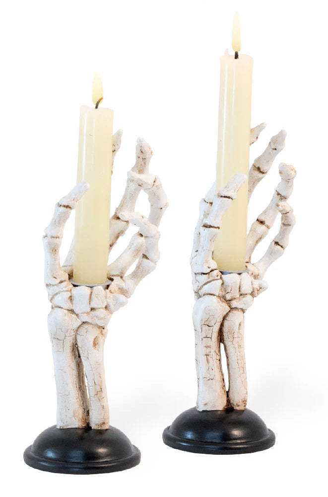 Skeleton Hand Tapers