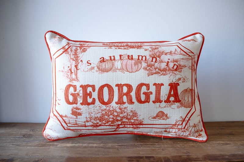 Pumpkin Patch Toile + Accent Piping