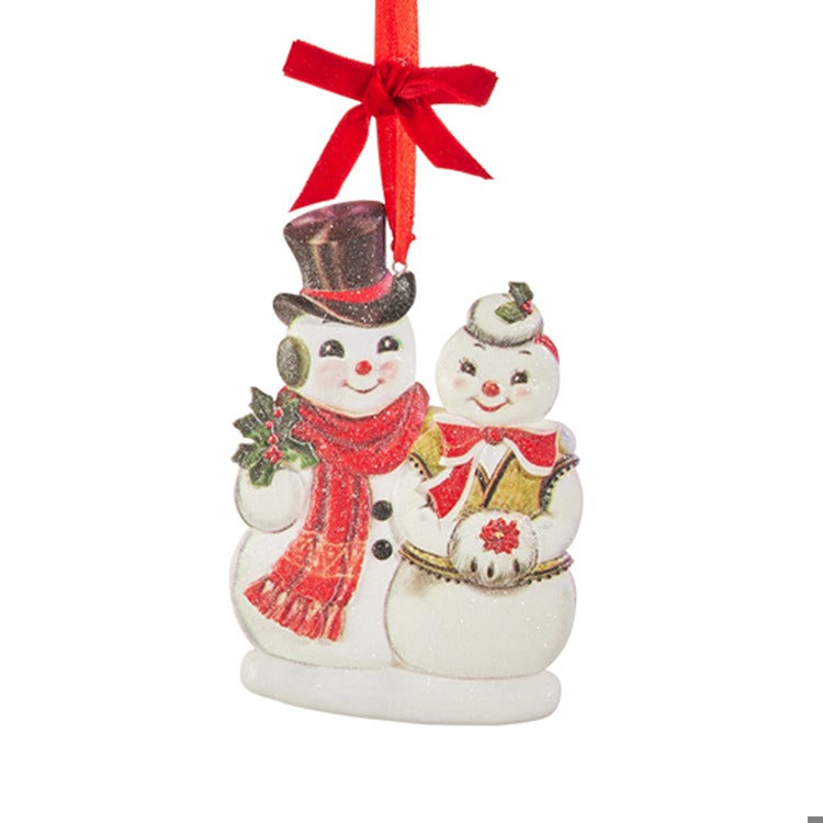 5" The Magic of Christmas Snow Couple Ornament