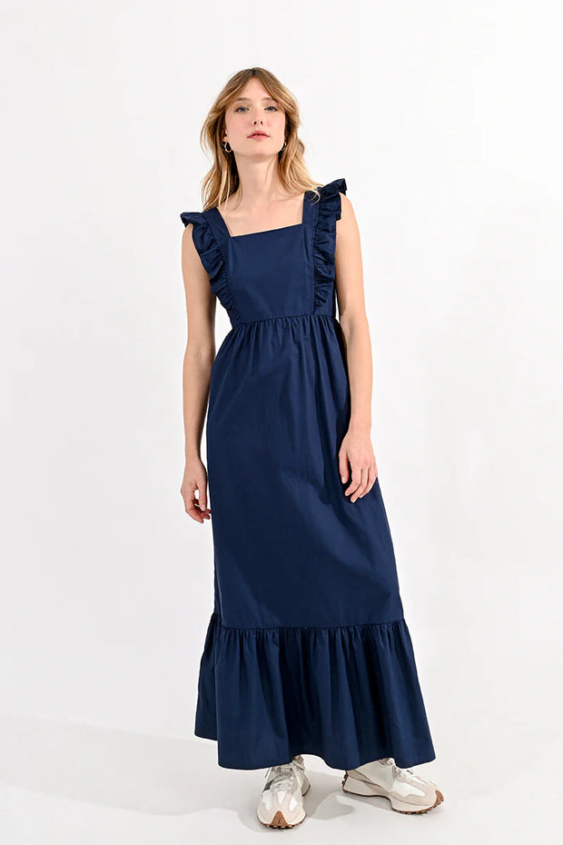 Lea Dress - Navy Blue